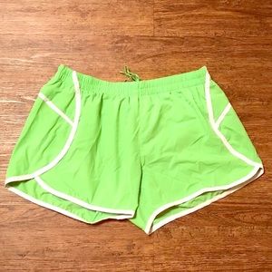 GapFit bright green running short